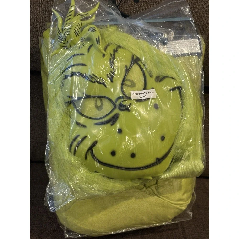Dr Seuss The Grinch‎ Adult Costume Medium 38-40 InSpirit Designs 4pc Set Green